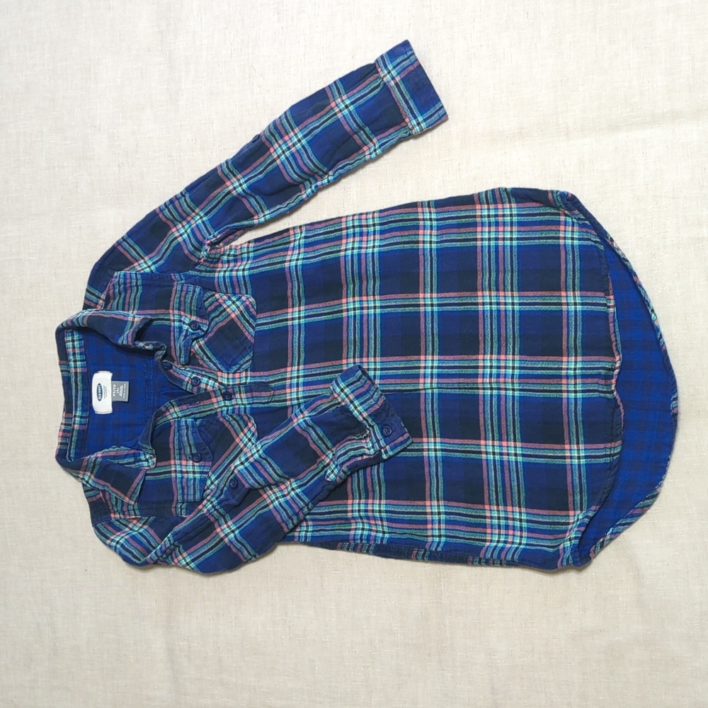Girl's Old Navy Plaid Flannel Dress